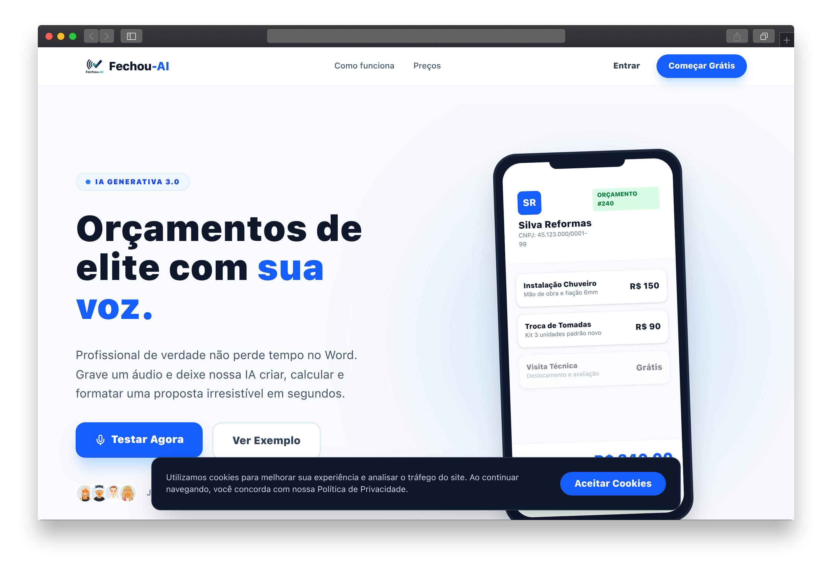 Preview do Fechou-AI